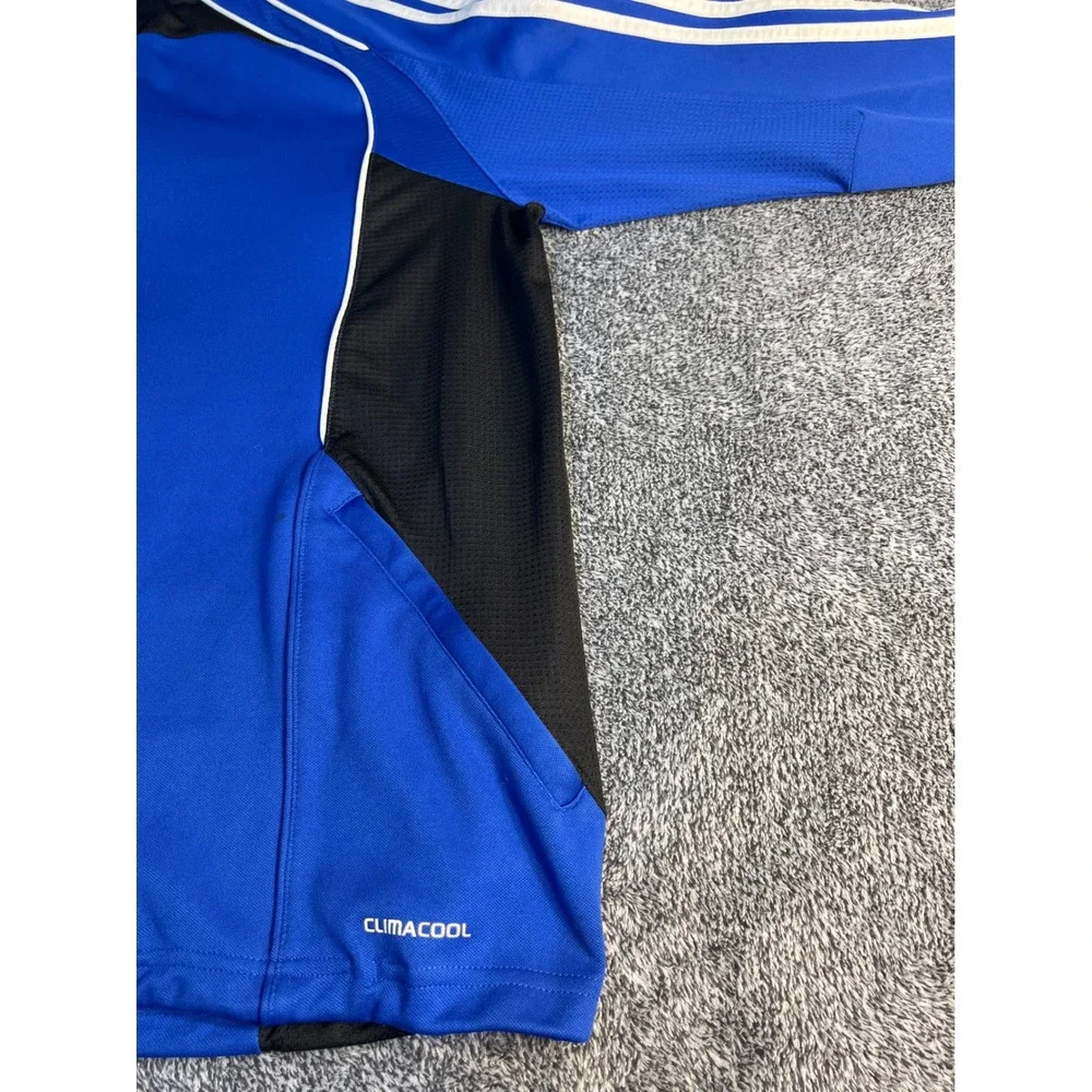 Adidas Kids Blue Black Climacool Full Zip Track Jacket XL 15-16Y